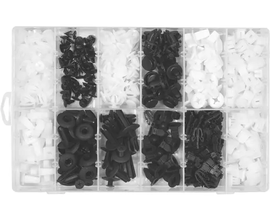 Набір кріплень обшивки MITSUBISHI YATO, 12 типорозмірів, 370 шт (YT-06659), фото  | SNABZHENIE.com.ua