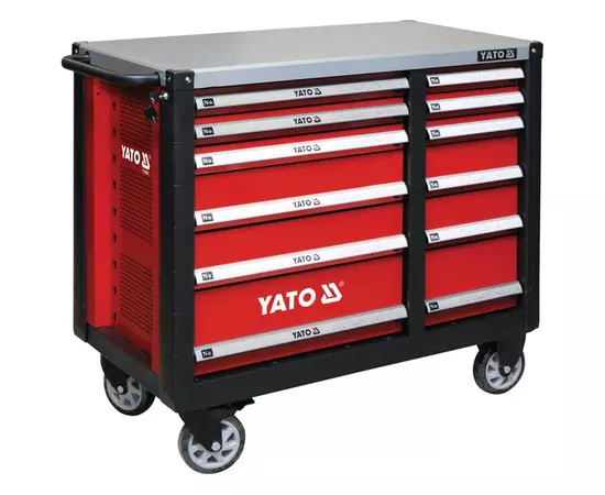 Шафа-візок для інструментів YATO з 12 ящиками, 1000 x 1130 x 570 мм (YT-09003), фото  | SNABZHENIE.com.ua