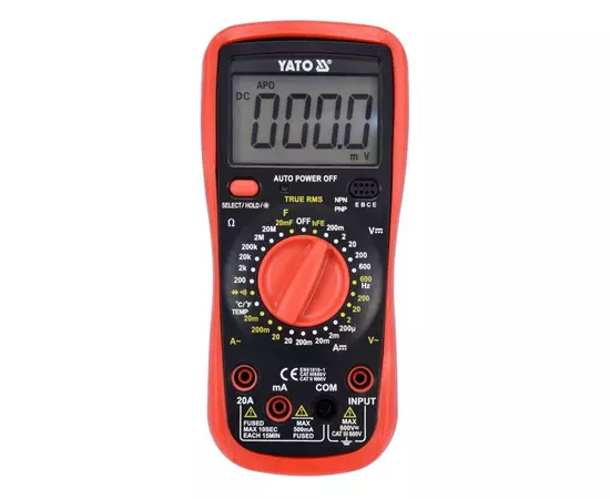 Мультиметр для измерения электрических параметров YATO (YT-73083), фото  | SNABZHENIE.com.ua