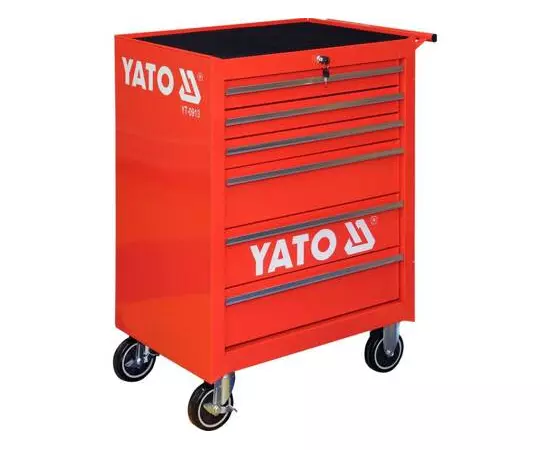 Шкаф-тележка для инструментов YATO с 6 ящиками, 995 х 680 х 458 мм (YT-0913), фото  | SNABZHENIE.com.ua