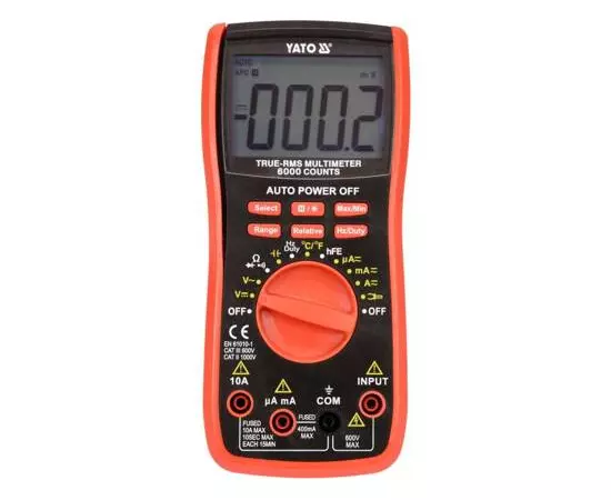 Мультиметр для измерения электрических параметров YATO (YT-73085), фото  | SNABZHENIE.com.ua