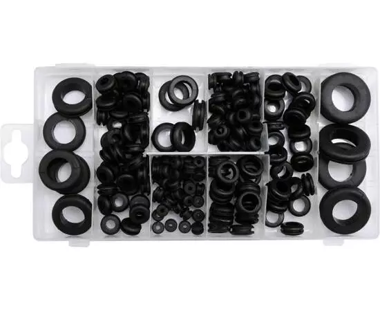 Набор резиновых прокладок различных размеров YATO 180 шт (YT-06878), фото  | SNABZHENIE.com.ua