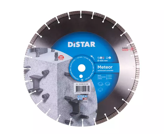 Диск алмазный отрезной сегментный DISTAR Meteor 400 x 3,5/2,5 x 25,4-11,5-28-ARPS 40 x 3,5 x 10+2 1A1RSS/C3-W R195 (12385055026), фото  | SNABZHENIE.com.ua