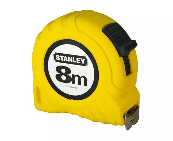 Рулетка вимірювальна 8 м х 25 мм у пластмасовому корпусі STANLEY (0-30-457), фото  | SNABZHENIE.com.ua