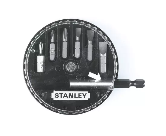 Набор вставок 7 штук (25 мм) с шестигранным хвостовиком ¼" STANLEY (1-68-735), фото  | SNABZHENIE.com.ua