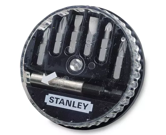 Набор вставок 7 предметов (25 мм) с магнитным держателем ¼" STANLEY (1-68-737), фото  | SNABZHENIE.com.ua