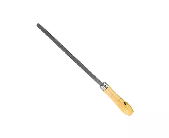 Напилок 150 мм тригранний, дерев'яна ручка СІБРТЕХ (16023C), фото  | SNABZHENIE.com.ua