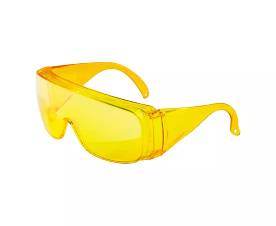 Очки защитные открытого типа, желтые, ударопрочный поликарбонат СИБРТЕХ (89157C), фото  | SNABZHENIE.com.ua