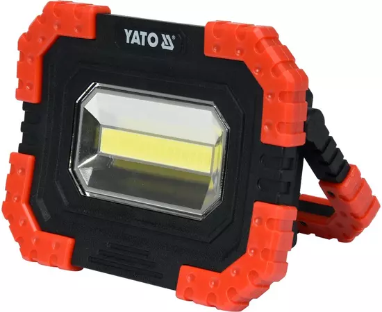 Прожектор діодний, переносний YATO, 10 Вт, 680 лм, 3 режими, живлення 4хАА, 160х120х45 мм, магніт (YT-81821), фото  | SNABZHENIE.com.ua