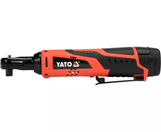 Тріскачка ударна акумуляторна YATO 3/8", 45 Нм + 4 торцеві головки (YT-82902), фото  | SNABZHENIE.com.ua