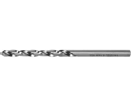 Свердло по металу PREMIUM YATO HSS 4241, для нержавіючої та високолегування. сталі, лиття, 4.1 х 75 мм (YT-44215), фото  | SNABZHENIE.com.ua