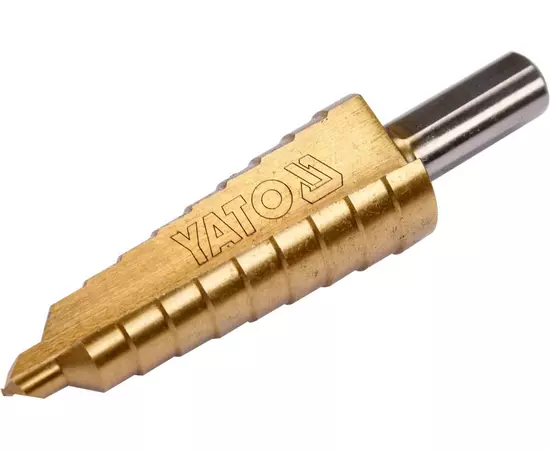 Сверло коническое ступенчатое титановое по металлу YATO HSS 4241, 6-20 мм, L = 75/55 мм (YT-44744), фото  | SNABZHENIE.com.ua