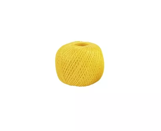 Шпагат поліпропіленовий, жовтий, 60 м, 800 текс СІБРТЕХ (93986C), фото  | SNABZHENIE.com.ua