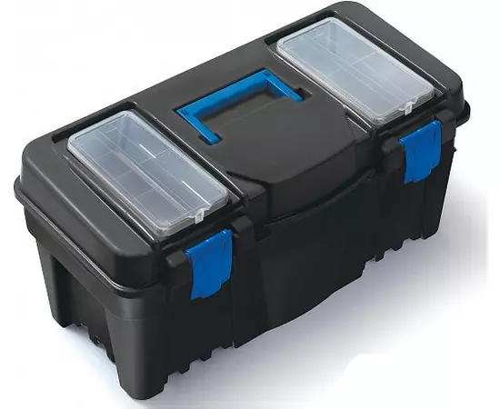 Ящик для інструментів з органайзером "Caliber 22" пластиковий VIROK 550 х 267 х 270 мм (79V122), фото  | SNABZHENIE.com.ua