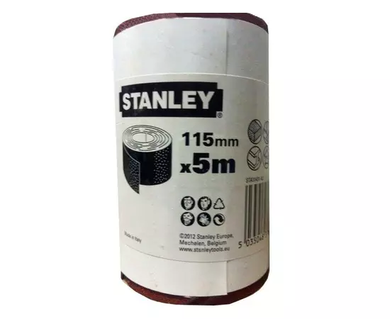 Бумага шлифовальный STANLEY 115 мм x 5 м, P 180 (STA31441-XJ), фото  | SNABZHENIE.com.ua