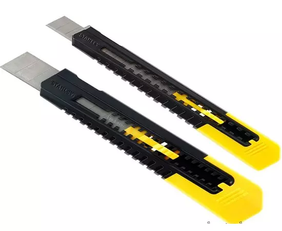 Ножі STANLEY з лезом, що відламується, 9 і 18 мм 2 шт (STHT10202-0), фото  | SNABZHENIE.com.ua