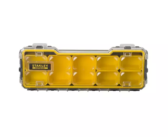 Органайзер з прозорою кришкою STANLEY Fatmax Pro, 8 лотків, 43 х 15 х 6,4 см (FMST1-75781), фото  | SNABZHENIE.com.ua