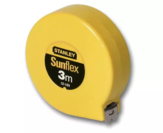 Рулетка STANLEY Sunflex, 3 м, без фіксатора (0-32-189), фото  | SNABZHENIE.com.ua