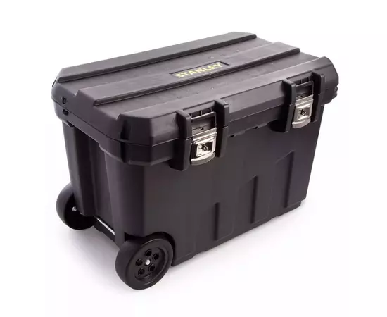 Ящик для інструментів на колесах пластиковий STANLEY Mobile Job C, 768 х 490 х 476 мм з металевими замками (1-92-978), фото  | SNABZHENIE.com.ua