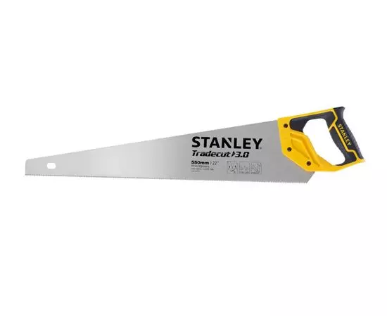 Ножовка STANLEY Tradecut универсальная, с закаленными зубьями, 550 мм, 11 TPI (STHT1-20353), фото  | SNABZHENIE.com.ua