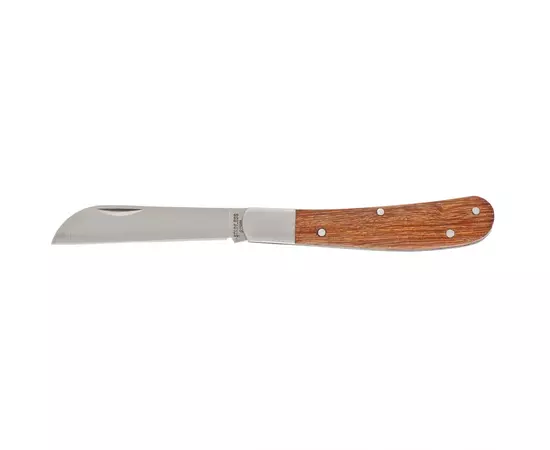 Нож садовый, 173 мм, складной, прямое лезвие, деревянная рукоятка PALISAD (790038P), фото  | SNABZHENIE.com.ua
