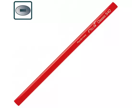 Олівець теслярський Pica Classic 540, Carpenter Pencil, 2H (540/24PICA), фото  | SNABZHENIE.com.ua