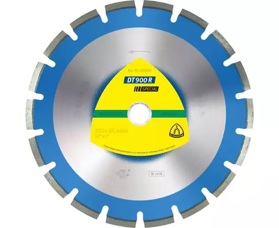 Алмазний відрізний диск для вогнетривкої глини та тонко-кам'яних виробів DT 900 R Special 300 x 2,8 x 30 мм Klingspor (325068KLPR), фото  | SNABZHENIE.com.ua