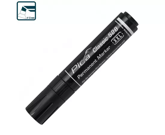 Перманентний маркер, Pica Classic 528/46 XXL, чорний (528/46PICA), фото  | SNABZHENIE.com.ua