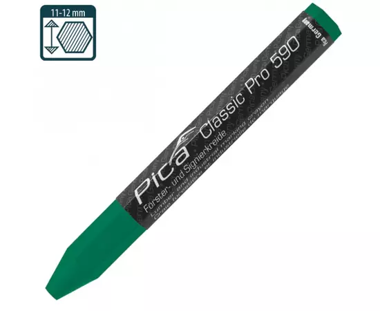Промисловий маркер на восковій-крейдовій основі Pica Classic PRO 590/36, зелений (590/36PICA), фото  | SNABZHENIE.com.ua