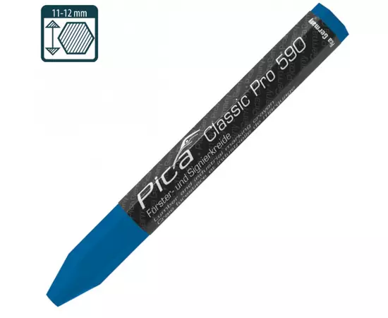 Промисловий маркер на восковій-крейдовій основі Pica Classic PRO 590/41, синій (590/41PICA), фото  | SNABZHENIE.com.ua