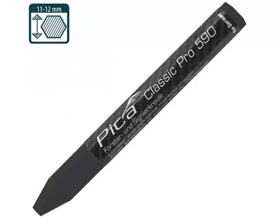 Промышленный маркер на восковой-меловой основе Pica Classic PRO 590/46, черный (590/46PICA), фото  | SNABZHENIE.com.ua