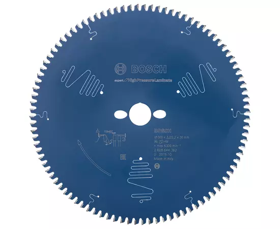 Пильний диск 300 x 30 мм (з кільцем 25,4 мм), 96 T по ламінату Expert for High Pressure Laminate BOSCH (2608644362), фото  | SNABZHENIE.com.ua