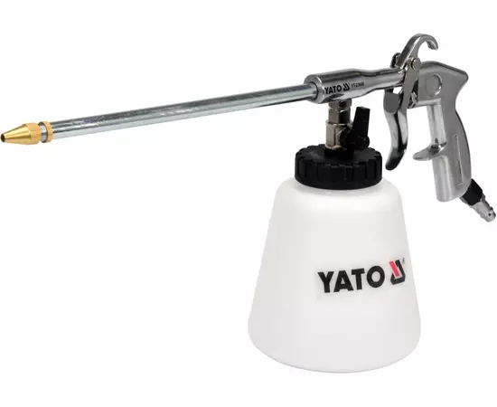 Пістолет пневматичний для утворення піни YATO бак-1 л, сопло - 220 мм, 113 л/хв, 0.62 МПа (YT-23640), фото  | SNABZHENIE.com.ua