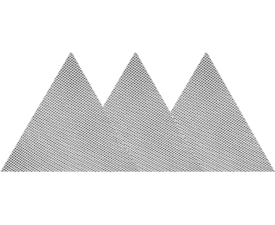 Сетка абразивная, твердая, треугольная, на липучке, к шлифмашине YATO G120, l280 мм, 3 шт (YT-84613), фото  | SNABZHENIE.com.ua