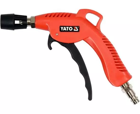 Пістолет пневматичний продувний YATO з турбо-соплом l = 45 мм, 1/4", для тиску-0.62 МПа (YT-23722), фото  | SNABZHENIE.com.ua
