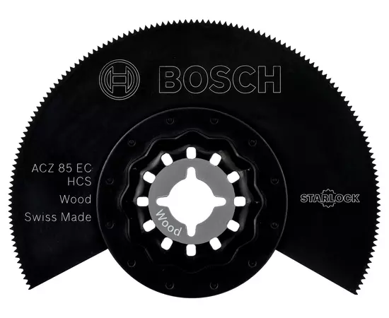 Полотно сегментне 85 мм Starlock HCS Wood ACZ 85 EC BOSCH (2608661643), фото  | SNABZHENIE.com.ua