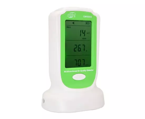 Аналізатор повітря (PM2,5; PM10, HCHO, 0-50 ° C) BENETECH GM8804, фото  | SNABZHENIE.com.ua