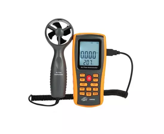 Анемометр-термометр USB 0,3-45м / с, 0-45 ° C BENETECH GM8902 (GM8902), фото  | SNABZHENIE.com.ua