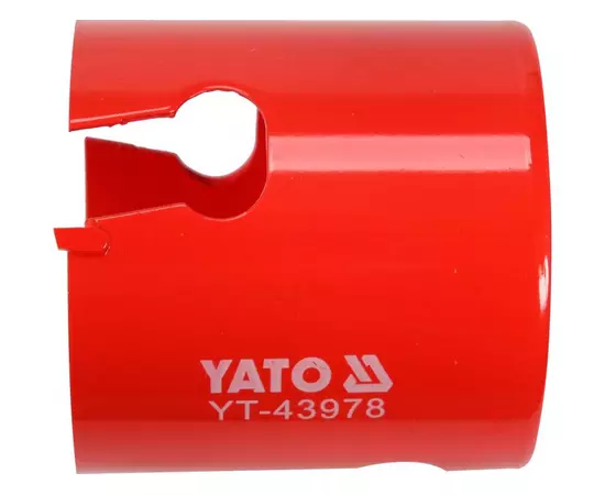 Свердло коронка по силікату, кераміці, плитах OSB YATO 64 x 60мм, 5/8" - 18UNF (YT-43978), фото  | SNABZHENIE.com.ua
