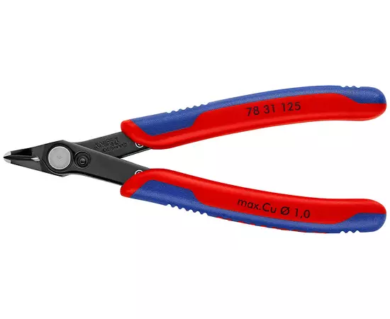 Кусачки прецизионные для самых тонких работ по резанию Electronic Super Knips® Knipex, 125 мм, фото  | SNABZHENIE.com.ua