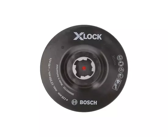 Опорная тарелка Bosch X-Lock на липучке 125 мм (2608601722), фото  | SNABZHENIE.com.ua