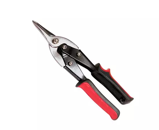 Ножиці по металу 250 мм, пряморізальні, для тонкого металу, гумові ручки MATRIX (783309M), фото  | SNABZHENIE.com.ua