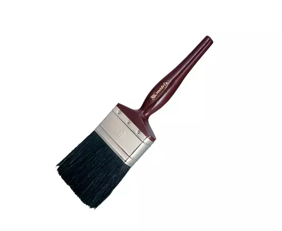 Кисть плоская Декор 1", натуральная черная щетина, деревянная ручка MATRIX (826209M), фото  | SNABZHENIE.com.ua