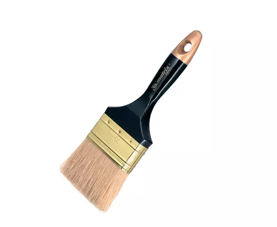 Пензель плоский Профі 2,5", натуральна щетина, дерев'яна ручка MATRIX (831539M), фото  | SNABZHENIE.com.ua