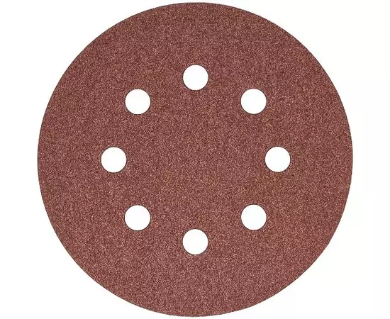 Набор шлифовальных кругов S&R D125 P180 - 8 отверстий, 5 шт., фото  | SNABZHENIE.com.ua