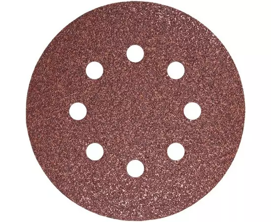 Набор шлифовальных кругов S&R D125 P60 - 8 отверстий, 5 шт., фото  | SNABZHENIE.com.ua