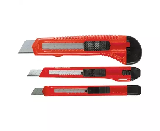 Набір ножів, висувні леза, 9-9-18 мм, 3 шт. Matrix, фото  | SNABZHENIE.com.ua