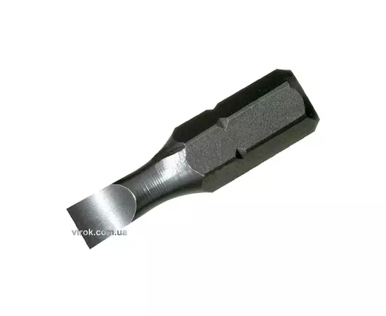 Насадка викруткова USH Industry: шліц SLOT SL8х1,2 x 25 мм. Уп. 10 шт., фото  | SNABZHENIE.com.ua