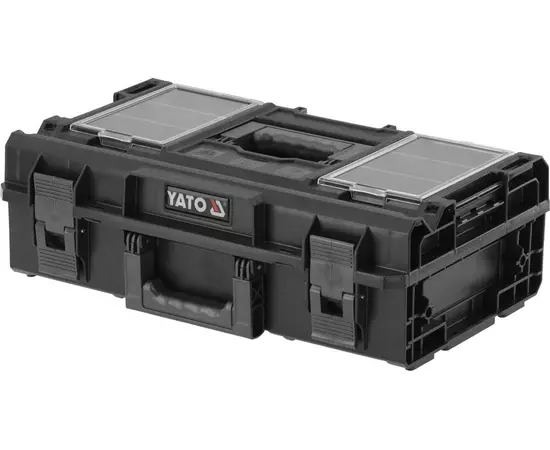 Ящик для інструментів YATO модульний до YT-09166, 585х385х190 мм, із пластику, фото  | SNABZHENIE.com.ua