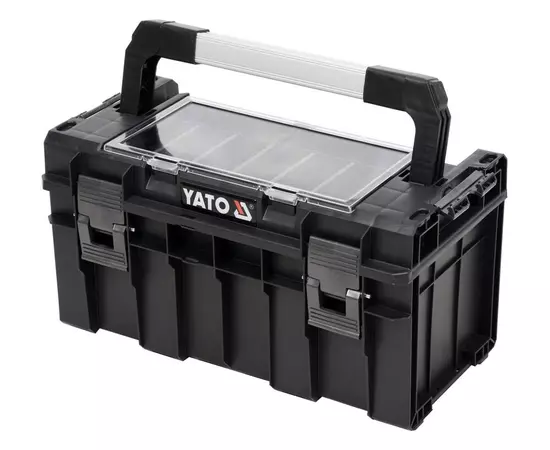 Ящик для инструментов YATO, с органайзером с 5 ячейками, 450х260х240 мм, пластиковый корпус, фото  | SNABZHENIE.com.ua